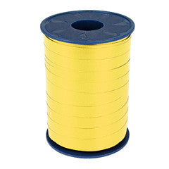 Ruban à friser 10mm x 250 mètres couleur jaune jaune 605