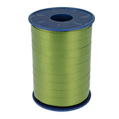 Curly Ribbon 10 mm x 250 Meter Farbe Grün Mousse 621