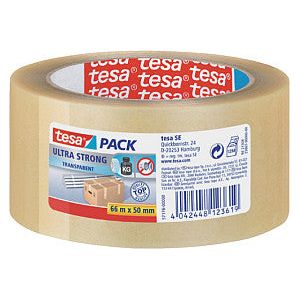 Tesa - Verpakkingse pack ultra 66mx50mm tr | Stuk a 1 rol | 6 stuks