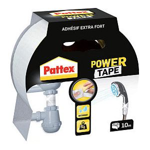 Pattex - Rouvre adhésif Pattex 50mmx10m Power E blanc | Blister un 1 rouleau