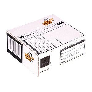 CleverPack - Postpakketbox 1 cleverpack 146x131x56mm wit  | 20 stuks