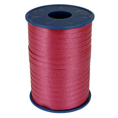 Lockiges Band 5 mm x 500 Meter Farbe Red Rubis 619