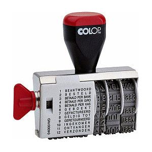 COLOP - Word -Date Stamp Colop 04000 12 Textes | 1 pièce