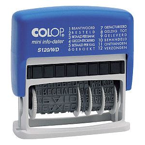 Colop - Woord-datumstempel colop s120 mini-info dater 4mm | 1 stuk