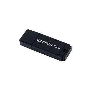 Quantore - Stick USB 16 Go 2.0 noir | Blister un 1 morceau