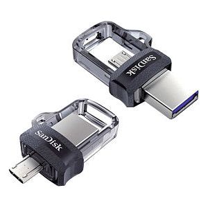 SANDISK - USB Stick Dual Micro USB Ultra 16 Go 3.0 | Blister un 1 morceau