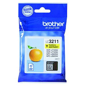 Brother - Inktcartridge LC-3211Y geel