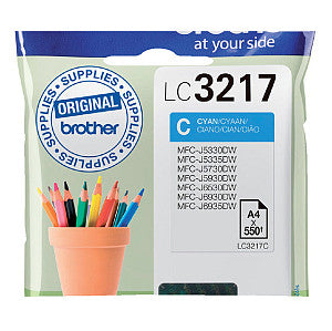Tintenpatronenbruder LC-3217C Blau