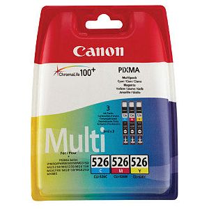 Canon - Inktcartridge canon cli-526 3 kleuren | Blister a 3 stuk