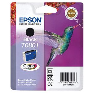 Epson - Inktcartridge epson t0801 zwart | 1 stuk