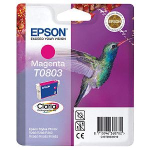 Epson - Inktcartridge epson t0803 rood | 1 stuk