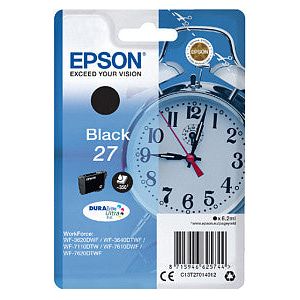 Epson - Inkcartridge Epson 27 T2701 Black | Blister un 1 morceau