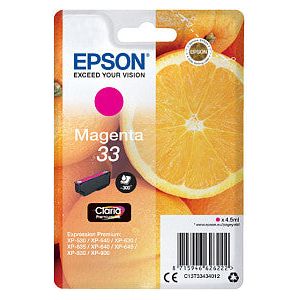 Epson - Inktcartridge epson 33 t3343 rood | Blister a 1 stuk