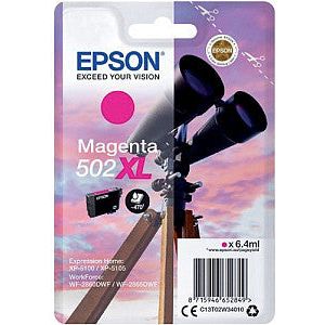 Epson - Inktcartridge epson 502xl t02w3 rood | Blister a 1 stuk
