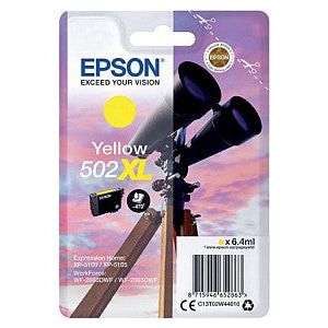 EPSON - Cartouche d'encre EPSON 502XL T02W4 jaune | Blister un 1 morceau