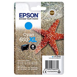 Epson - Inktcartridge epson 603xl t03a2 blauw | Blister a 1 stuk