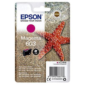 Epson - Inktcartridge epson 603 t03u3 rood | Blister a 1 stuk | 10 stuks