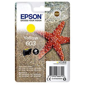 Epson - Inktcartridge epson 603 t03u4 geel | Blister a 1 stuk