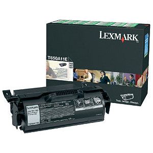 Lexmark - Tonercartridge lexmark t650a11e prebate zwart | 1 stuk