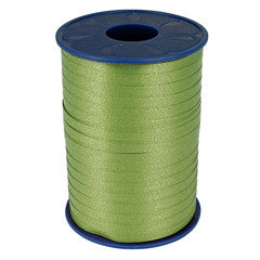 Lockiges Band 5 mm x 500 Meter Farbe Grün Mousse 621