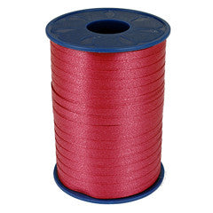 Curly Ribbon 5mm x 500 Meter Farbe Rot Burgund 018