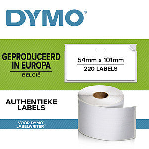 Dymo - Etiket dymo labelwriter naamkaart 54x101 wit | Rol a 220 stuk
