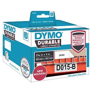 Dymo - Etiket dymo labelwriter industrieel 59x102 wit | Doos a 1 rol