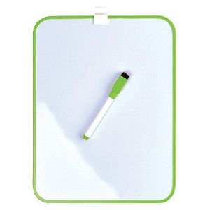 Desq - Whiteboard desq 21.5x28cm + marker groen profiel | 1 stuk