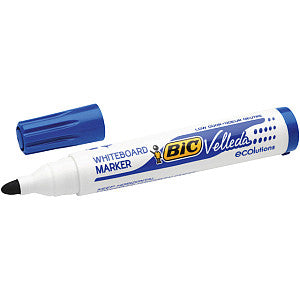 Bic - Viltstift bic 1701 whiteboard rond l blauw  | 12 stuks