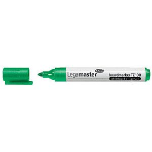 Legamaster - Viltstift legamaster tz100 whiteboard 2mm groen | 1 stuk | 10 stuks