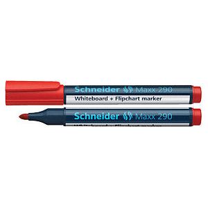 Schneider - Viltstift maxx 290 whiteboard 2-3mm rood | 1 stuk | 10 stuks