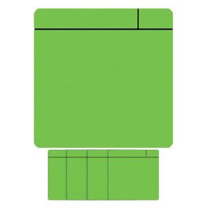 Smit Visual - Magneet scrum 75mmx75mm groen | Blister a 5 stuk