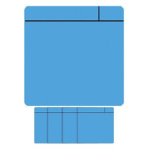 Smit Visual - Magneet scrum 75mmx75mm lichtblauw | Blister a 5 stuk
