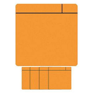 Smit Visual - Magneet scrum 75mmx75mm oranje | Blister a 5 stuk