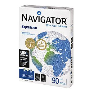 Papier copie Navigator Expression A4 90gr blanc 500 feuilles | 5 pièces