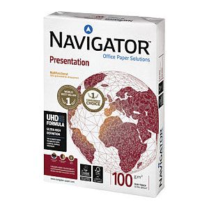 Navigator - Kopieerpapier navigator presentation a4 100gr wit | Pak a 500 vel | 5 stuks