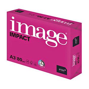 Bild - papier papier bild auf Impact A3 80gr White | Pak ein 500 Blatt | 5 Stücke