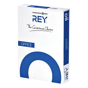 Rey - Copier Paper Office A4 80gr White | Pak une feuille de 500 | 5 pièces
