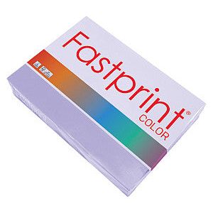 Fastprint - Kopieerpapier fastprint a4 120gr lila | Pak a 250 vel | 5 stuks