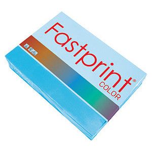 Fastprint - Kopieerpapier fastprint a4 160gr azuurblauw | Pak a 250 vel | 5 stuks