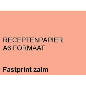 Fastprint - Receptpapier fastprint a6 80gr zalm | Pak a 2000 vel