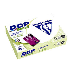 Clairefontaine - Laserpapier Clairefontaine DCP Green A4 90gr Weiß | Pak ein 500 Blatt | 5 Stücke