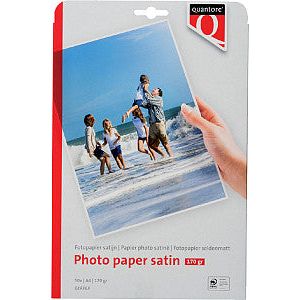 Quantore - Fotopapier a4 satijn mat 50vel 170gr | Pak a 1 stuk