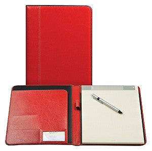 Brepols - Folder d'écriture Brepols Palermo A4 + Bloc d'écriture rouge | 1 pièce