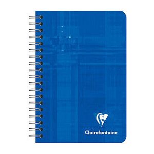 Cahier Clairfontaine spirale 95x140mm lignes assorties | 5 pièces