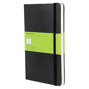 Moleskine - Notitieboek moleskine large 130x210mm blc hc zwart | 1 stuk