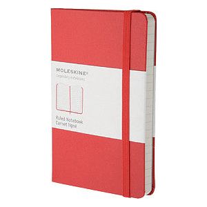 Moleskine - Notitieboek moleskine pocket 90x140mm lijn hc rd | 1 stuk