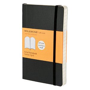 Moleskine - Notitieboek moleskine pocket 90x140mm ln sc zwart | 1 stuk