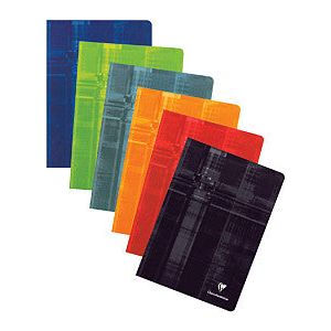 Clairefontaine - Schrift clairefontaine 165x210mm lijn 72pag ass  | 10 stuks